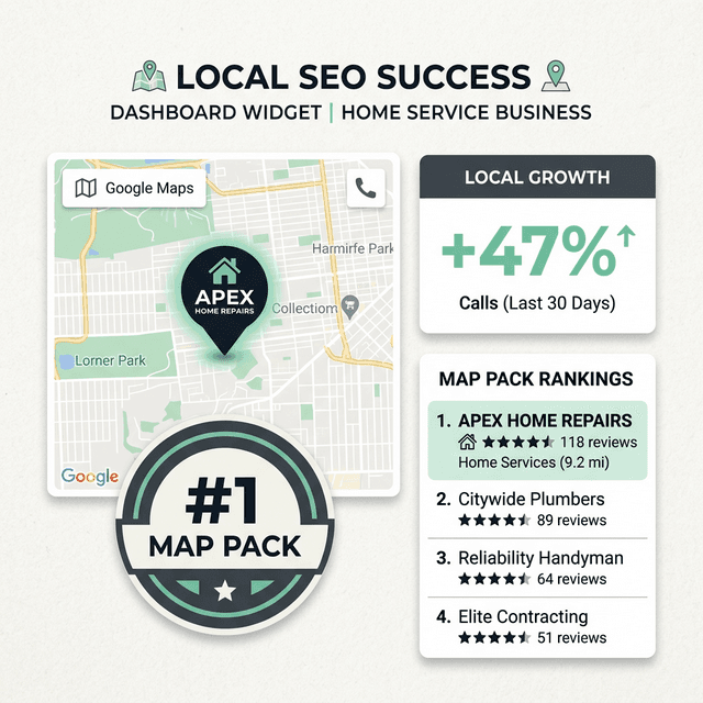 Ranked #1 in Google Maps Local Pack